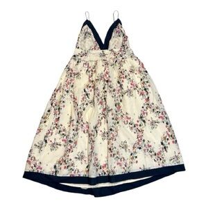 Zoe D. V-Neckline Floral Criss Cross Dress